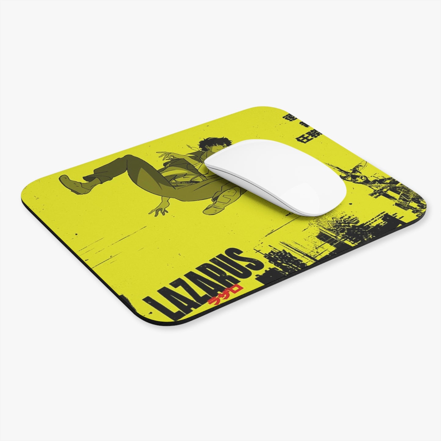 Lazarus Graphic Mouse Pad - Vibrant Yellow Design for Gamers and Artists