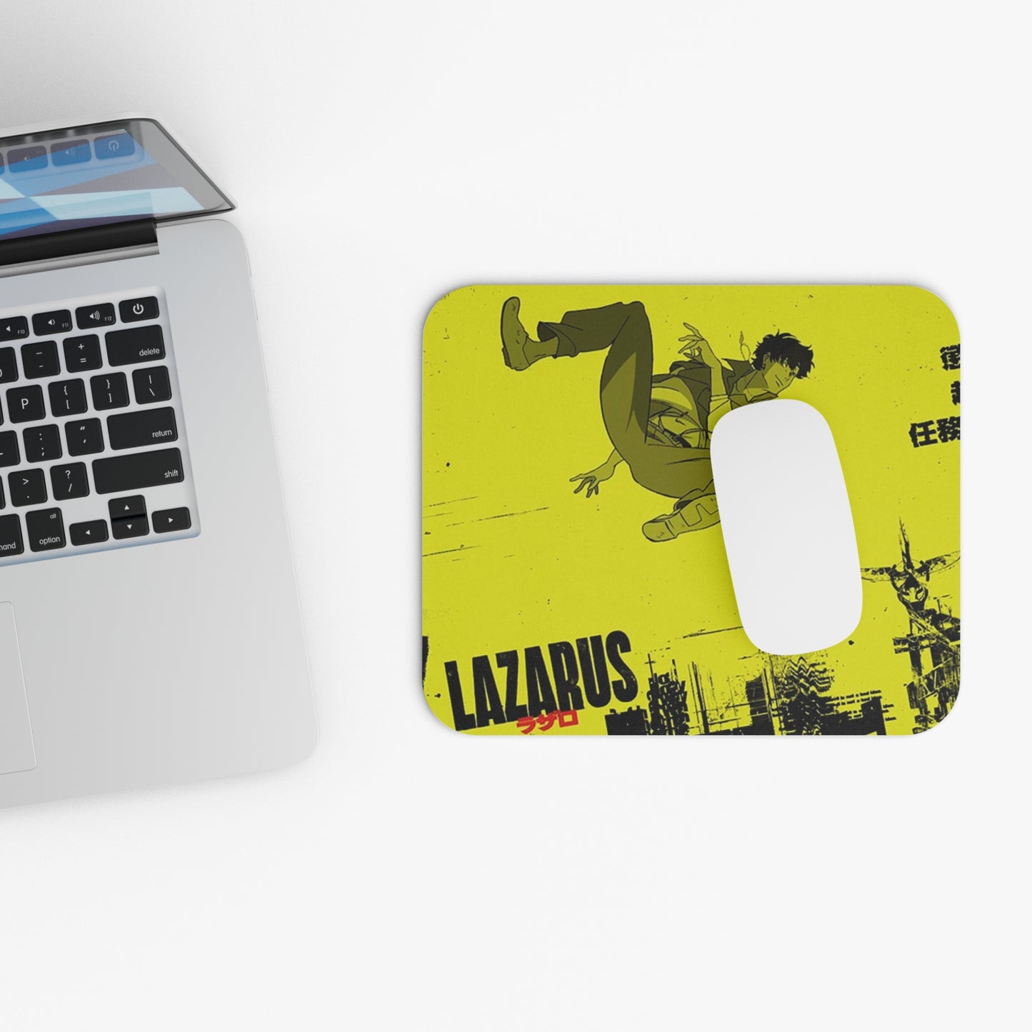 Lazarus Graphic Mouse Pad - Vibrant Yellow Design for Gamers and Artists